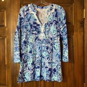 Lilly Pulitzer tunic top EUC Large L